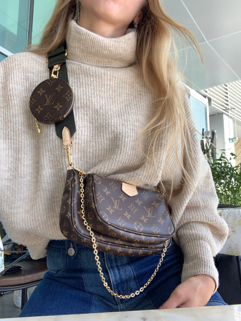 Louis Vuitton - Multi-Pochette Accessoires Bag with Khaki Strap