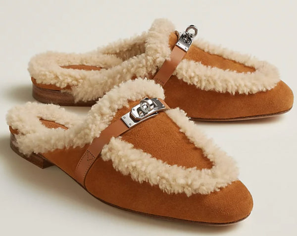 Hermes Oz mules in naturel hey it s personal shopper london
