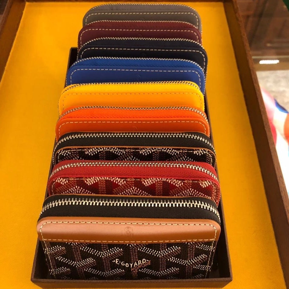Goyard zip wallet in special colors – hey it's personal shopper london