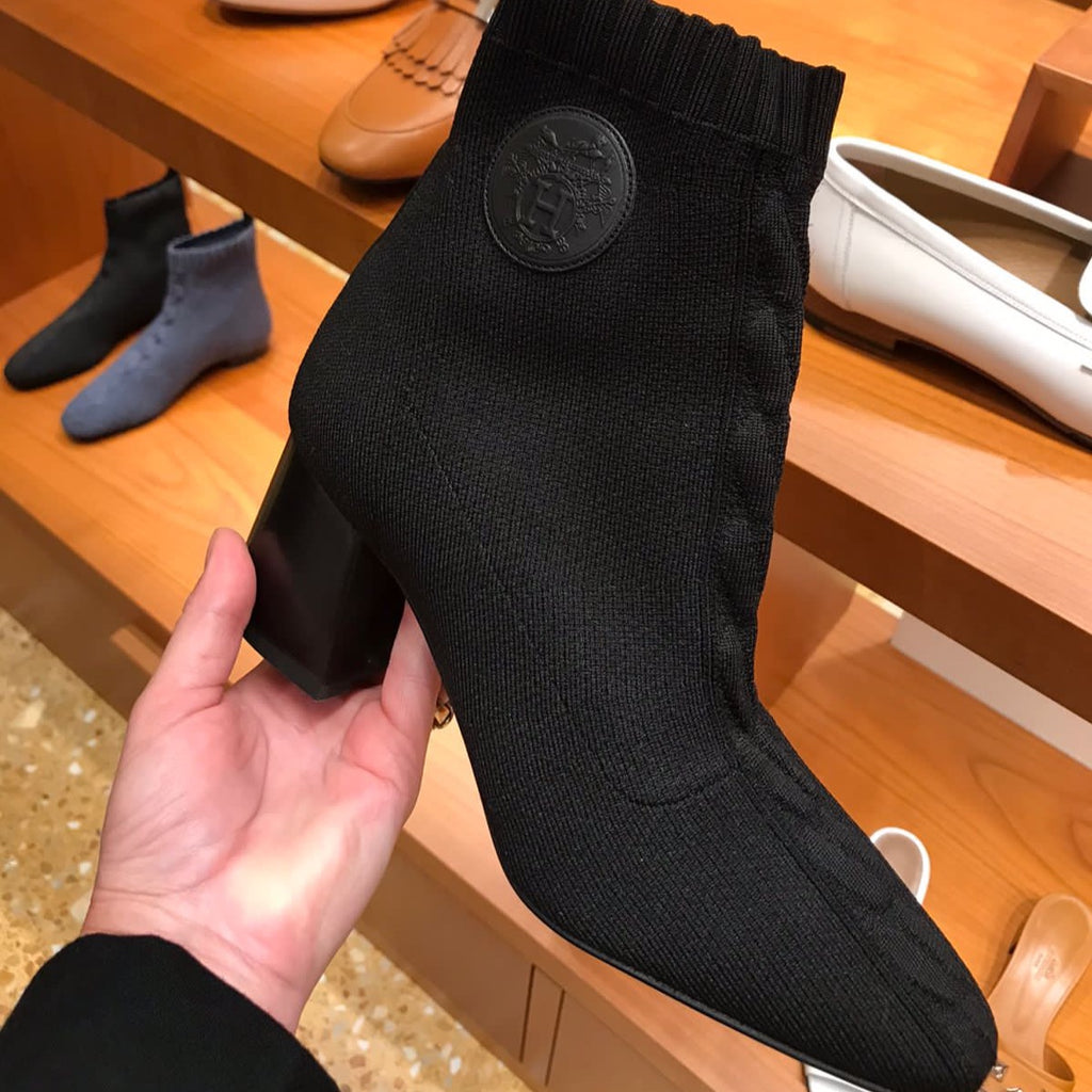 Hermes Volver 60 ankle boots in black