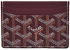 Goyard St. Sulpice card holder in special colors burgundy