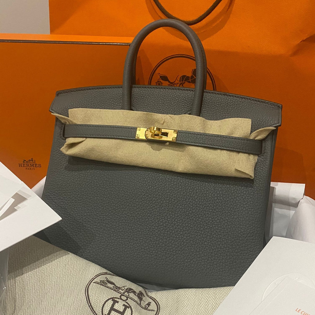 Hermes Birkin 25 cm Vert Amande Togo