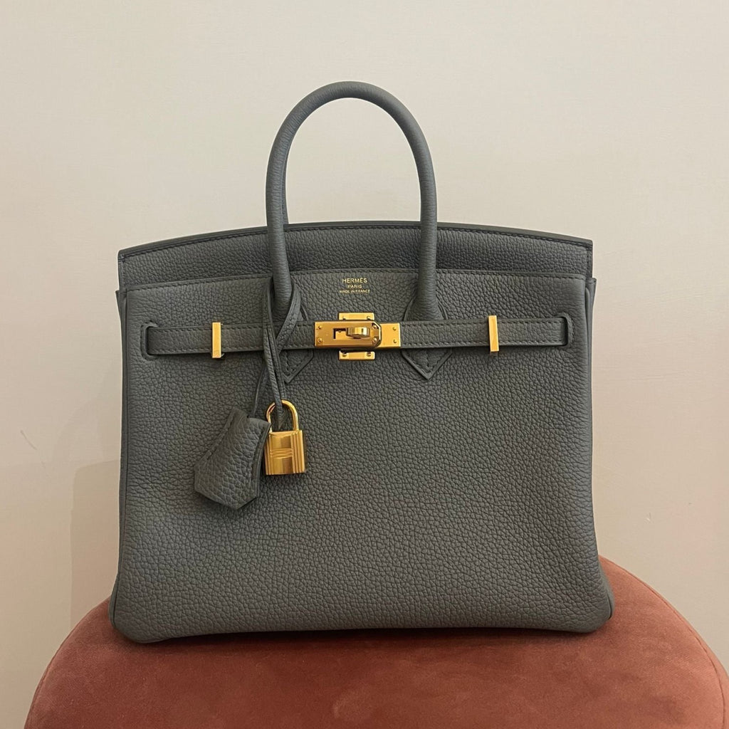 Hermes Birkin 25 cm Vert Amande Togo