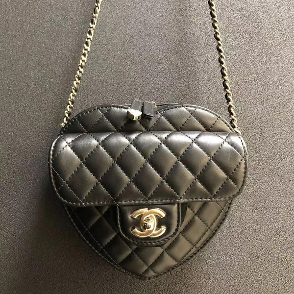Chanel Spring-Summer 2022 Heart Bag in black – hey it's personal shopper  london