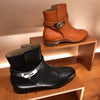 Hermes Neo ankle boots in black and brown 