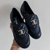 Chanel black loafers SS2021